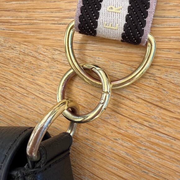 Ted Baker AMALI Black Leather Round Bag with Crossbody strap - Picture 8 of 10